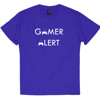 Gamer Alert Tshirt Type2 Thumbnail