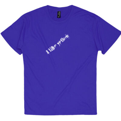 I like yellow (white) - RTP Shirt - Best DTG Print Quality! 2 Thumbnail