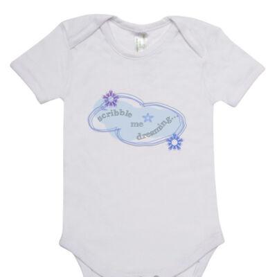 Scribble me: DREAMING - RAMO - Organic Romper Thumbnail