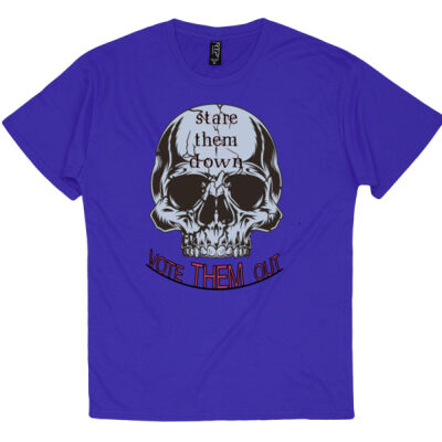 Stare them down- Vote them out. - RTP Shirt - Best DTG Print Quality! Thumbnail