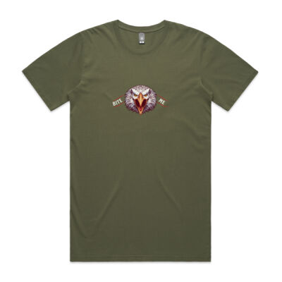 Bite Me (Eagle) - AS Colour - Mens Faded Tee Thumbnail