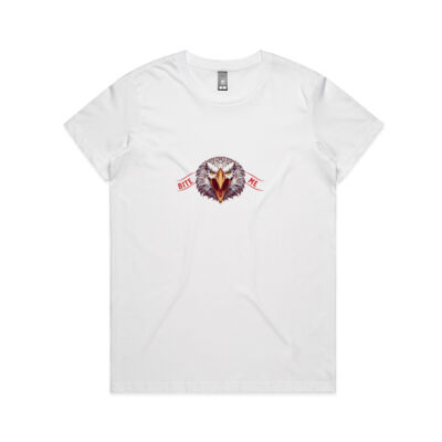 Bite Me (Eagle) Red Writing - AS Colour - Maple Tee Thumbnail